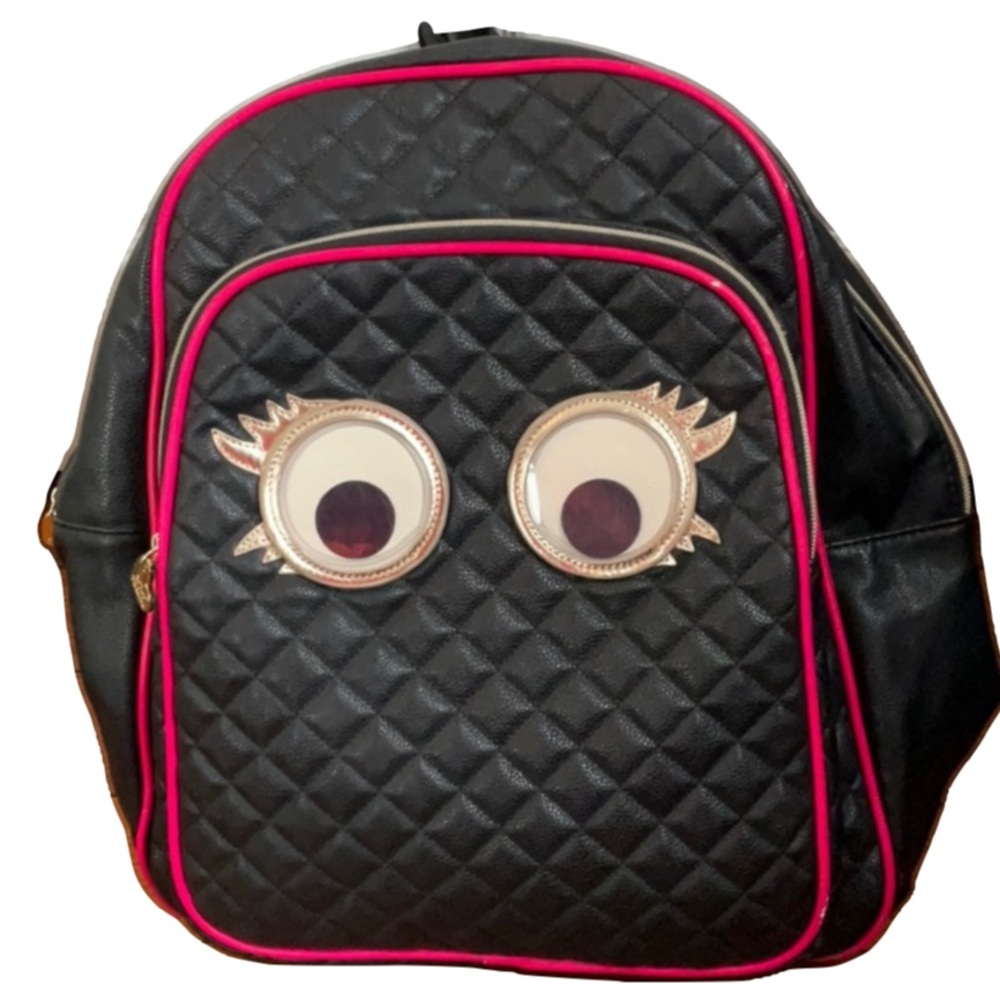Betsey Johnson googly eye backpack